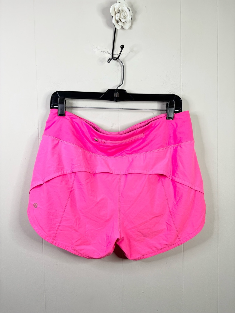 Lululemon Speed Up Short Long *4" Pink Highlight size 10 - Picture 6 of 8
